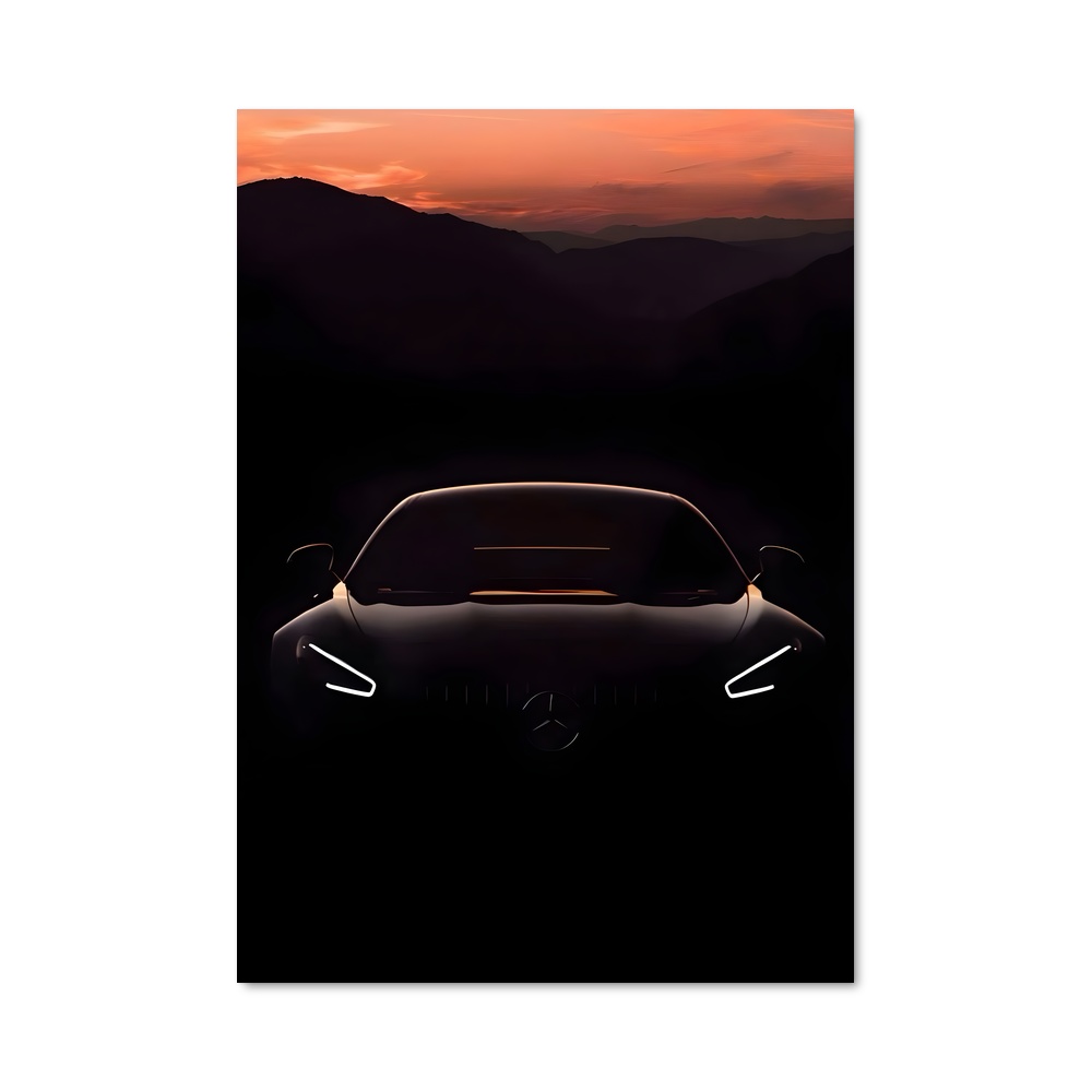 Poster raffiné Sls amg gt